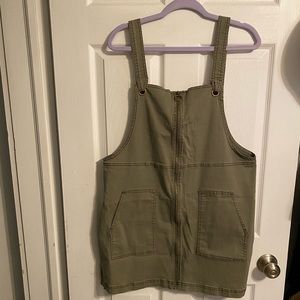 SO, Army green dress overalls, Size XL